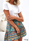 Boho Skirts in Wrap Skirt, Blue Sky and Daisy For Women